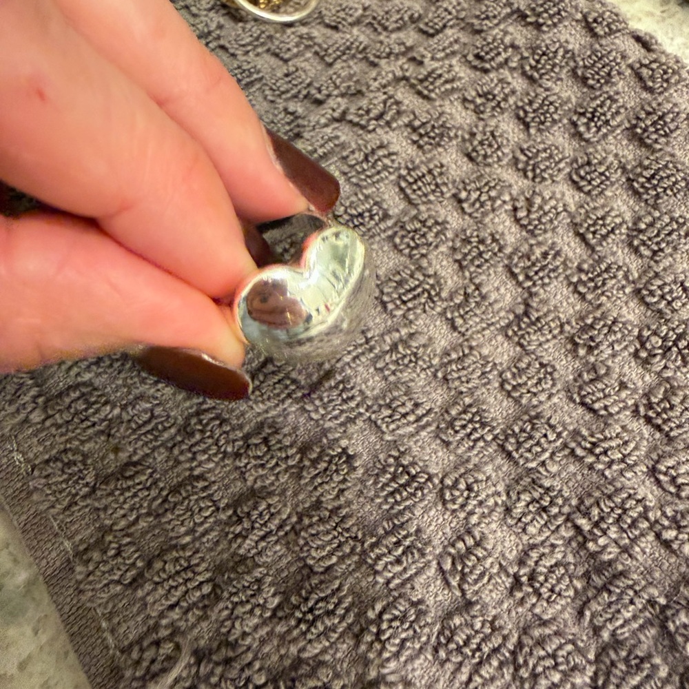 2 TOUS  Silver Signet Rings - Picture 2 of 9